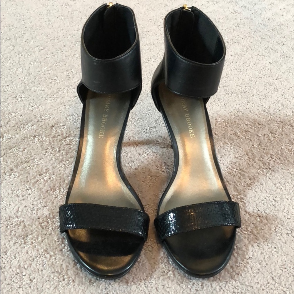 Audrey Brooke Single Strap - Ankle Zipper Detail